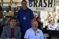 Lee with Phoef Sutton and Craig Faustus Buck at the Los Angeles Times Festival of Books 2015
