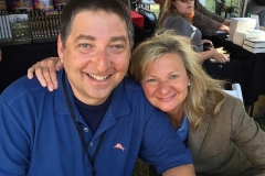 Lee Goldberg & Lisa Scottoline at the Los Angeles Times Festival of Books 2015