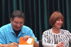 Lee and Janet sign at Vroman's in Pasadena