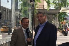 Behind the scenes with WABC weatherman Lee Goldberg and Lee Goldberg on the air (July 2018)