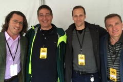 Barry Eisler, Lee Goldberg, Gregg Hurwitz and James Rollins at the Los Angeles Times Festival of Books 2016