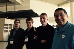 Phoef Sutton, Max Collins, Lee Child and Lee Goldberg at Bouchercon 2014
