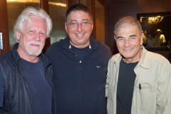 Bruce Davison, Lee, and Robert Forster at lunch at The Palm June 2017