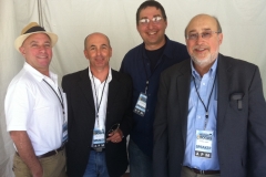 Jon Vorhaus, Don Winslow,  Lee, Thomas Perry at LA Times Festival of Books