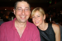 Lee and Traylor Howard at Monk wrap party