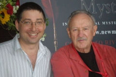 Lee Goldberg and Gene Hackman at the International Mystery Writers Festival