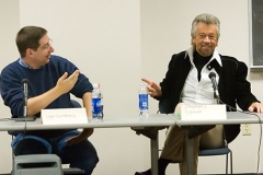 Lee Goldberg and Stephen J Cannell at Bouchercon Madison Wisc.