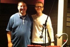 Me and audiobook recording superstar Scott Brick