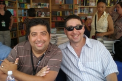 Tod Goldberg and Lee at the LA Times Festival of Books