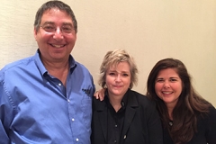 Lee, Karin Slaughter and Lisa Unger at Bouchercon 2015