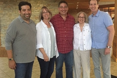 Tod Goldberg, Robin Burcell, Lee, Maxine Paetro and Boy Morrison at the Writers Police Academy 2016