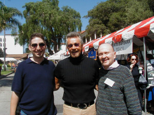 Lee, Steve Cannell & William Link at Santa Barbara Book Fest