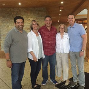 Tod Goldberg, Robin Burcell, Lee, Maxine Paetro and Boy Morrison at the Writers Police Academy 2016