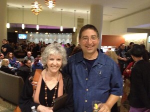 Kentucky Colonels Sue Grafton and Lee Goldberg at Bouchercon