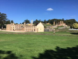 The ruins at Port Arthur in Tasmania