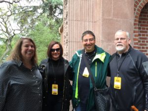 B&N Events coordinator Lita Weissman, Marcia Clark, me and Michael Connelly