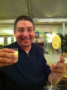 Sampling limoncello in Sorrento...one of the many sacrifices I make for my art.